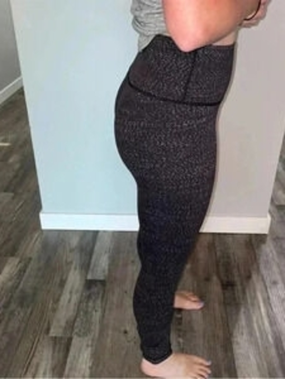 lululemon athletica Speckled Black and White Athletic Top - Picture 7 of 8